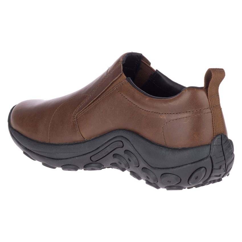 Chaussure Casual Merrell Jungle Moc Leather 2 Marron Foncé Homme | O.E.KBXR